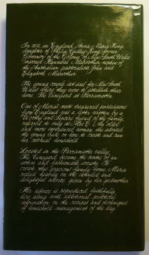 Mrs E. of England ADVICE TO A YOUNG LADY IN THE COLONIES 1979 MACARTHUR HC - Picture 2 of 2