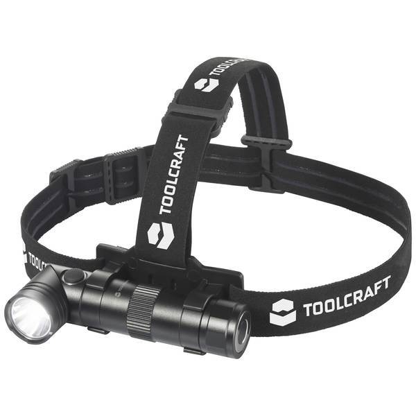 TOOLCRAFT TO-7838469   SMD LED Lampada frontale a batteria ricaricabile 2000 lm