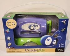 Provo Craft Cuttlekids Shape Maker Kit Kids Die Cut Machine 2 Starter Dies &Mats