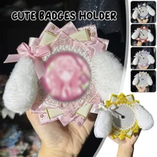 Cute Lolita Badges Holder Pins Bow Decors Pins Base Tray Ita Bag Accessories