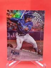 Wander Franco 2022 Topps Series 1 RC #21GH-5 2021's Greatest Hits Holo TB Rays