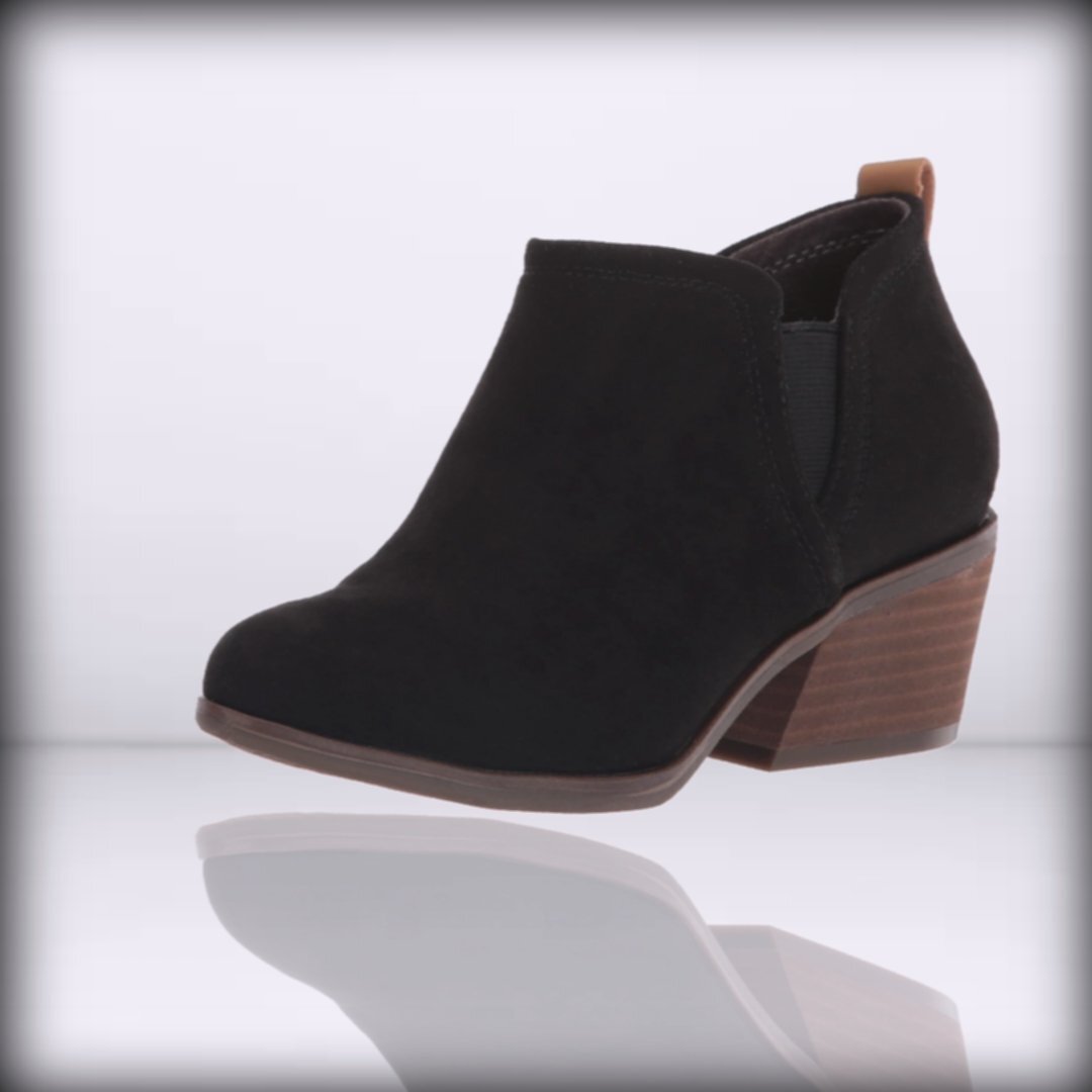 Dr. Scholl's + Shoes Women's for Laurel Ankle Booties Boot, Black