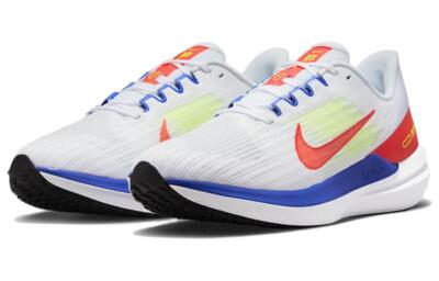 Nike Air Winflo 9 Sneakers Men\'s 9.5 White Crimson-Racer Blue Shoes DX3355-100 NIKE AIR WILFLO 9 (DX3355-100),Men main image 3