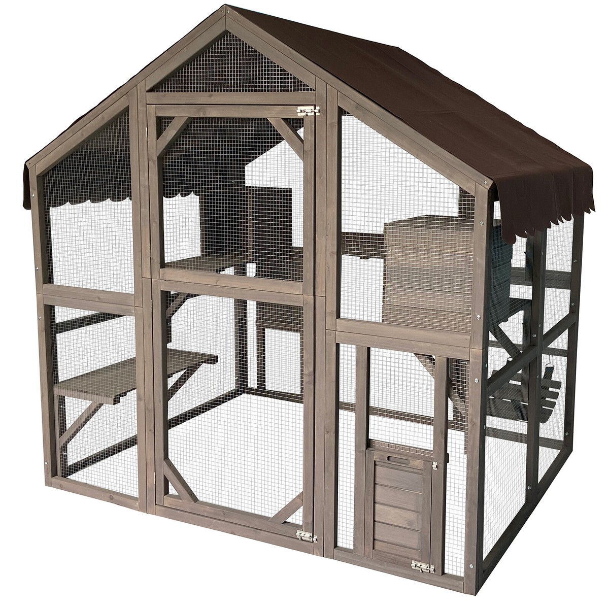 Flyline Walk in Catio Cat Enclosure Cage Half Size 140x188cm - Main Image