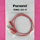 Pomona Standard 4mm Banana Plug to SMD Grabber 24" Meter Test Lead Micro Clip