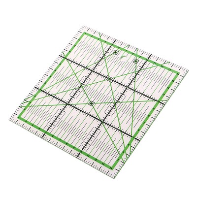DIY Hand Tool Patchwork Ruler Square Shape Tailor Yardstick Cloth Cutting Ru^^i