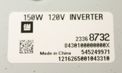 【専用】qqhu2m5d様 2013-2020 GM AC & DC Power Control Module Part# 23368732
