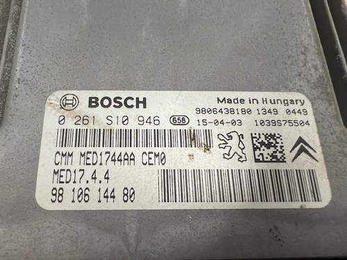 Peugeot Citroen ECU 9806438180 - Picture 2 of 3