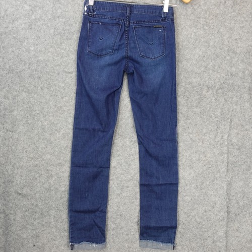Whimsy Handpainted Jeans Girls 14 Blue Denim Rainbow Artsy Art HUDSON 26/27 - Picture 2 of 17