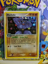 Pokemon Machoke 41/101 - EX Hidden Legends - Holo Scratched Pokemon Card