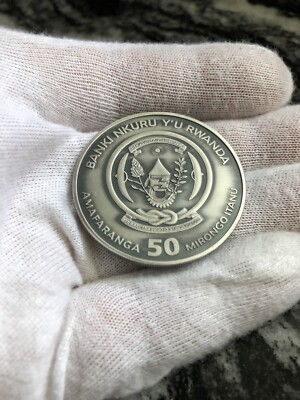 2020 Rwanda Nautical Ounce Mayflower 1 oz Silver Antiqued Ultra