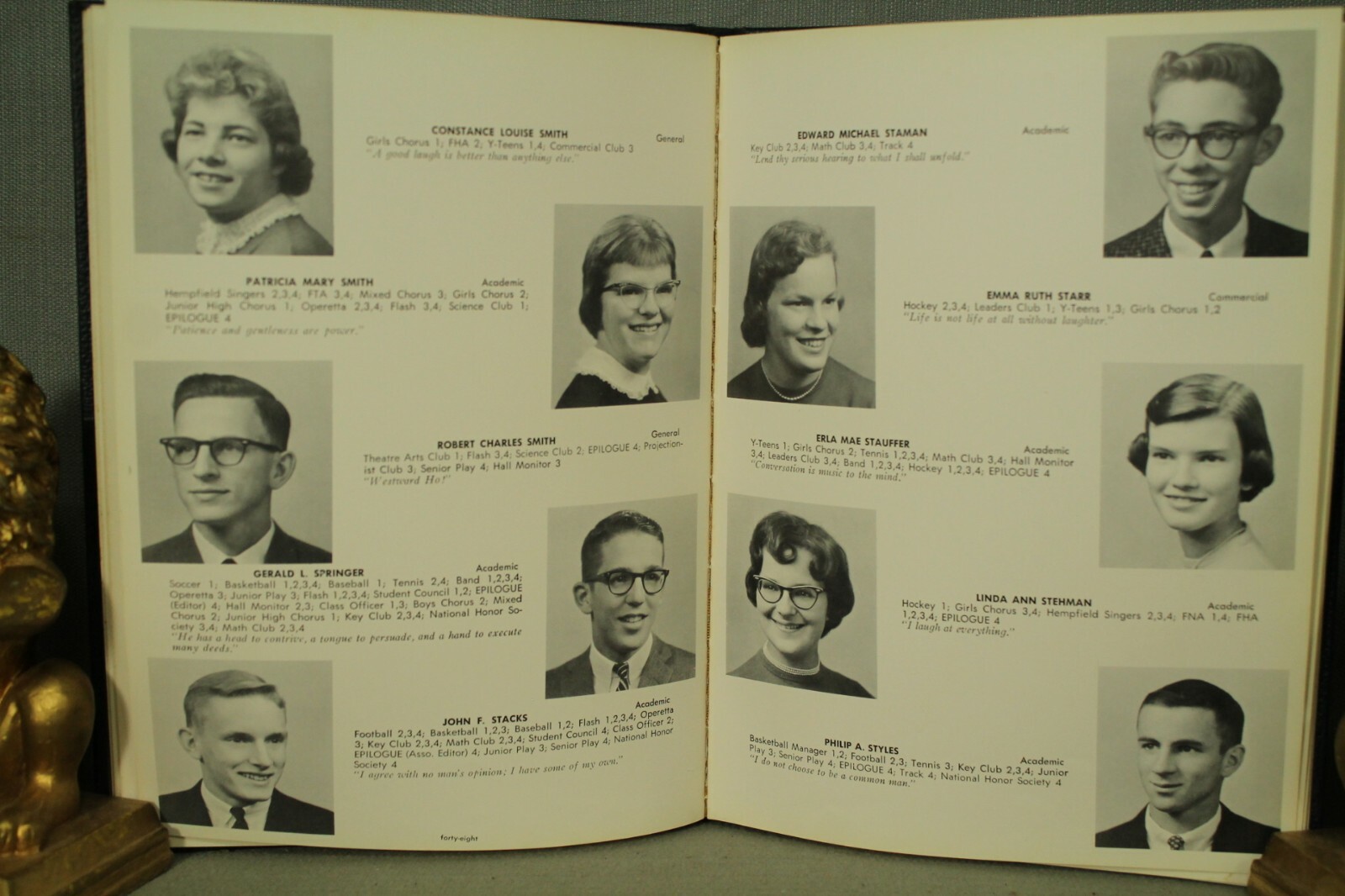 Hempfield High School Landisville Pennsylvania The Epilogue 1960