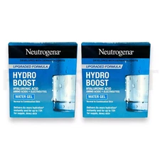 Neutrogena Hydro Boost Hyaluronic Acid Water Gel Face Moisturizer, 1.7 oz 2 Pack
