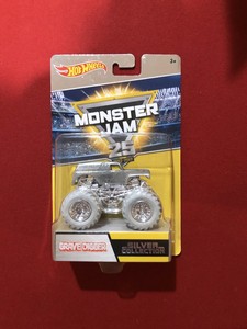 hot wheels monster jam silver collection