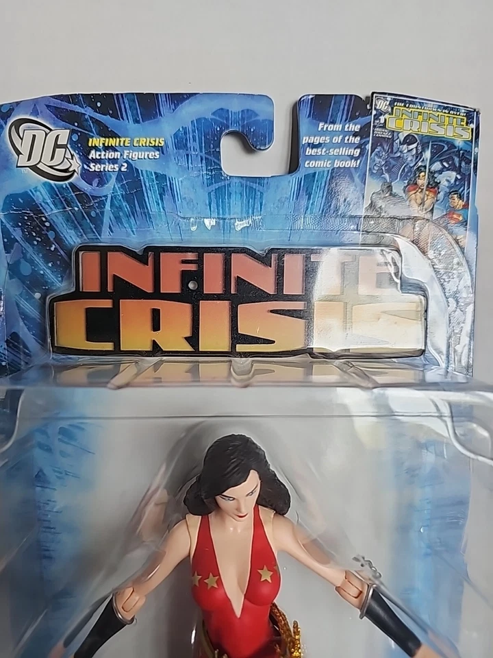 Figura DC Direct Infinite Crisis Serie 2 Red Donna Troy Wonder Girl Nueva Foto 3 de 4