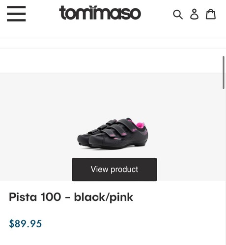 tommaso Pista 100 click in bike shoes womens size 7 cycling shoes - Picture 13 of 14