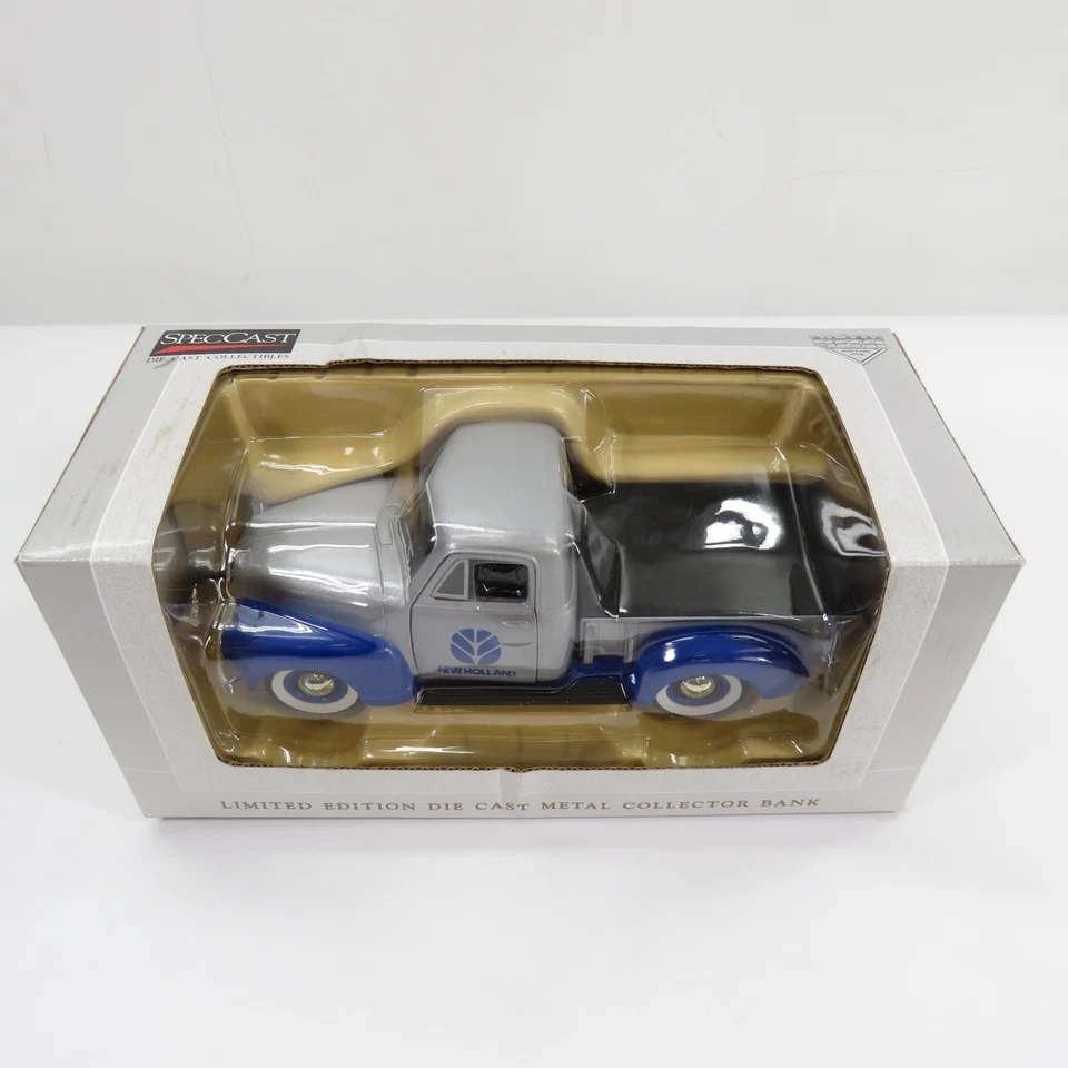 Spec Cast New Holland 1952 Chevy Truck Coin Bank - Image 2 of 4