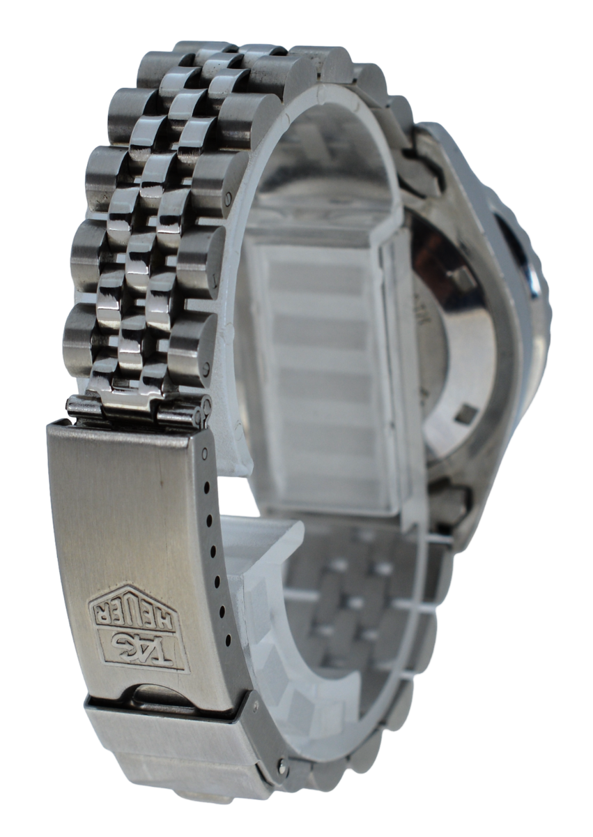 RARE 32mm Heuer (Pre-Tag) 980.016 Professional 1000 Orange Dial