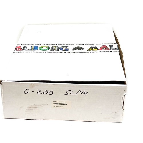 Aalborg GFM57 Mass Flow Meter for Air LCD 200 LPM Stainless GFM57S-VDL6-A0 New - Picture 4 of 24