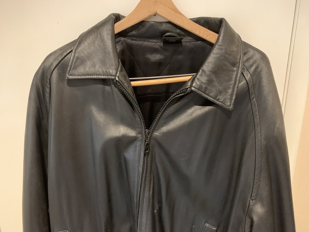 【メーカー公式ショップ】 Bomber Leather Classics Cambridge Jacket. black XL, Size ジャケット・アウター