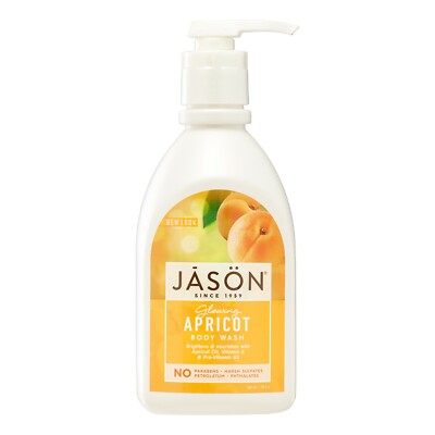 Jason 30 oz Glowing Apricot Pure Natural Body Wash