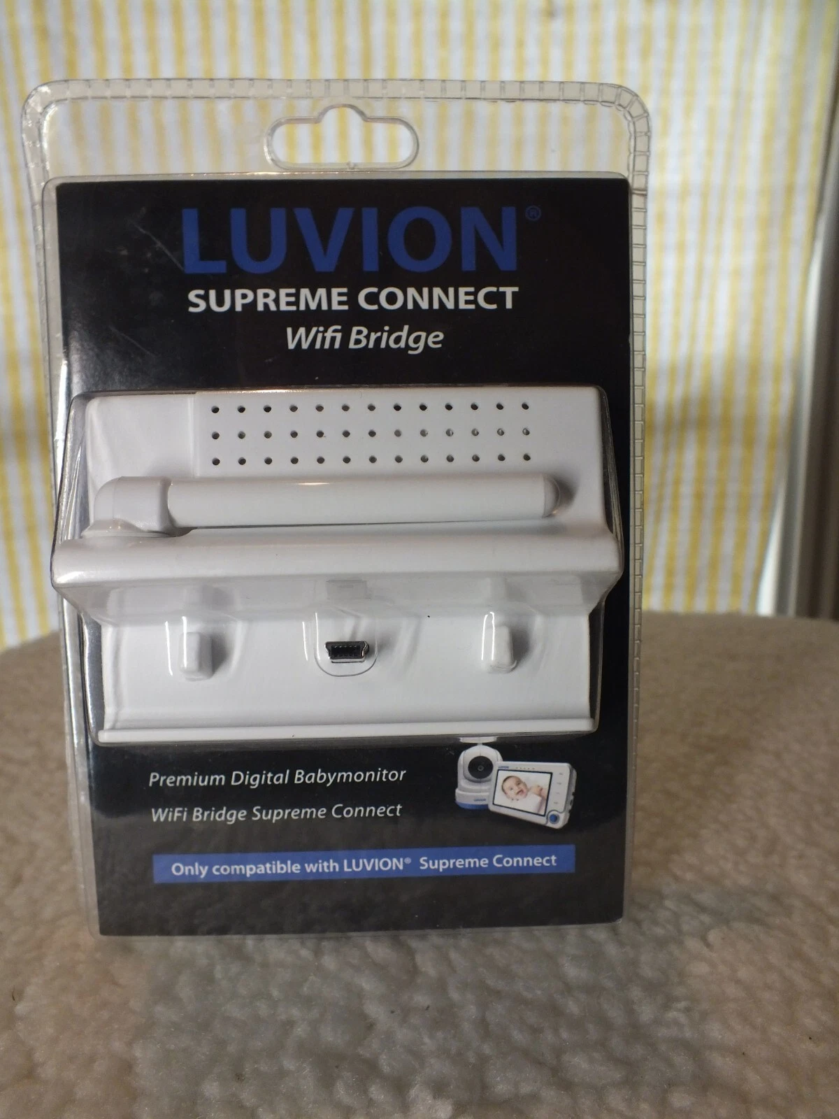 Luvion baby monitor supreme connect WiFi bridge.