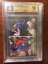 2016 Topps NOW KRIS BRYANT ANTHONY RIZZO #655  BGS 10 - PRISTINE