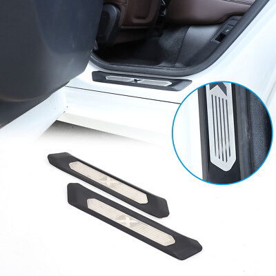 2PCS ABS Auto Hintere Türschweller Schutzleiste Trim Für BMW X3 G01 2018-2024
