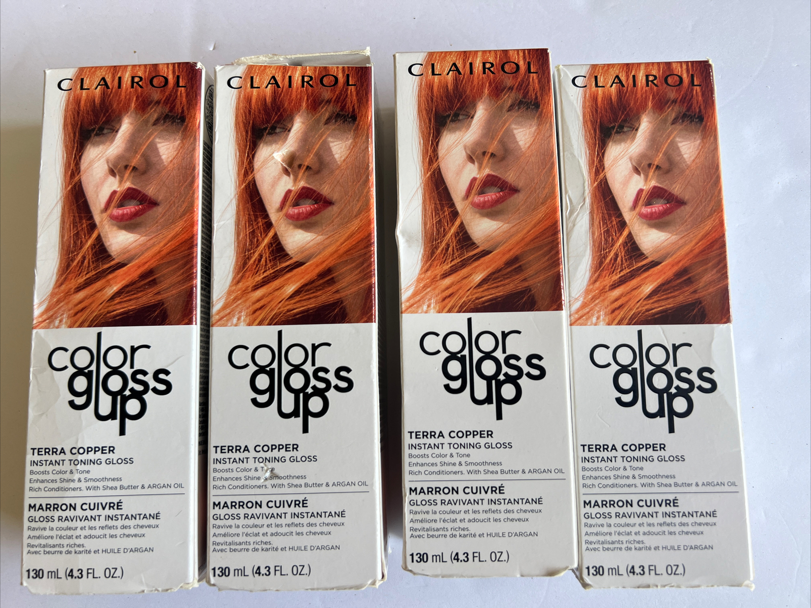 4 Clairol Color Gloss Up Terra Copper Instant Toning Gloss Lot Boosts Color Tone eBay
