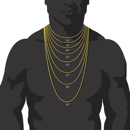 Miami Cuban Link Chain Gold Plated 5–12 mm Safety Lock Necklace 20–26" Hip Hop - Picture 7 of 17