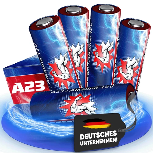 5 x Wilhelm A23 Alkaline Batterie MN21, V23GA, 23A 12V Ø10,0 x 28,3mm 