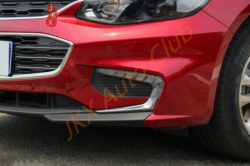 LED DRL Fog Light&Chrome Strip Bumper Bezels k For Chevrolet Malibu XL 16-18 - Picture 11 of 12