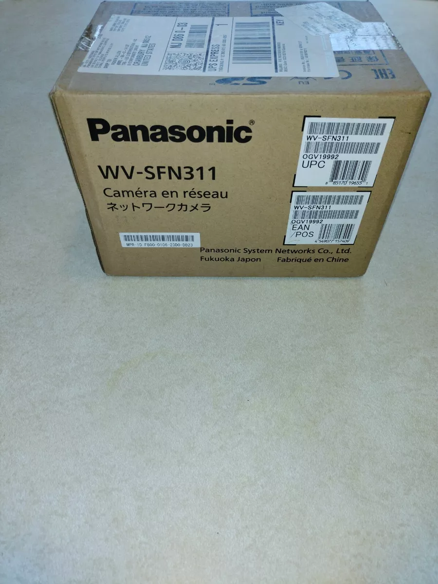 NEW Panasonic WV-SFN311 Super Dynamic HD Dome Indoor Network