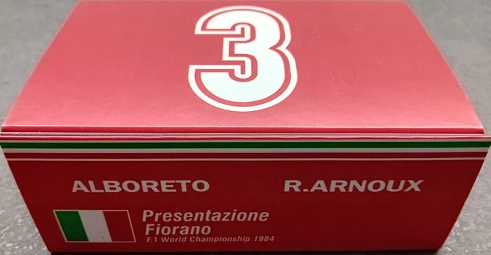 FERRARI 126 C4 TURBO PRESENTAZIONE FIORANO 1984  Brumm S2401 con PILOTI - Immagine 3 di 3