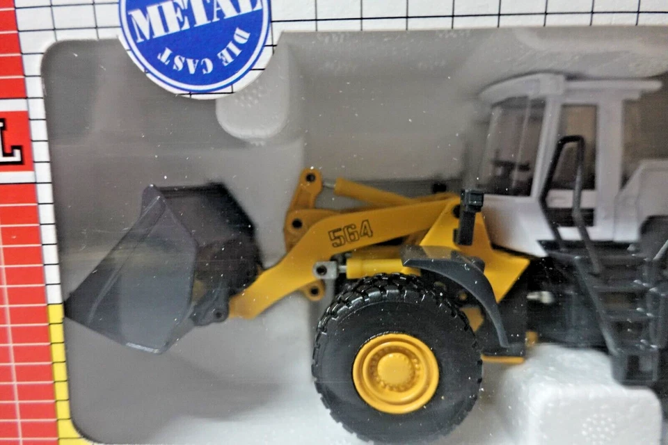 JOAL 263 Liebherr L 564 Wheel Loader with White Cab 1:50 Scale - Image 3 of 4