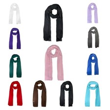 Crepe Chiffon Scarf Ladies Neck Wrap Women Scarves Crinkle Chiffon Scarf Stole