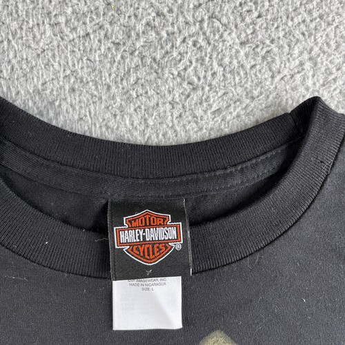 Camiseta Harley Davidson Para Hombre Grande Negra Motocicleta Gráfica Informal Exterior NUEVA - Imagen 3 de 14