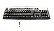 Lot-of-8 HP Black/Silver Keyboard with USB Interface 435382-001/434821-001