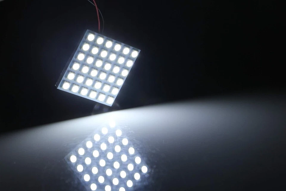 LÂMPADA INTERIOR MAPA CÚPULA LED BRANCO PAINEL 36SMD LÂMPADA DE XENÔNIO ESCONDIDA QUANTIDADE=4 - Imagem 3 de 3