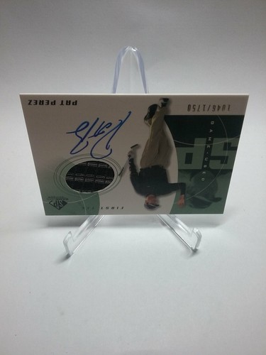 Pat Perez SP Game Used Edition First TeeAuto Swatch #68 1046/1750 - Picture 2 of 3