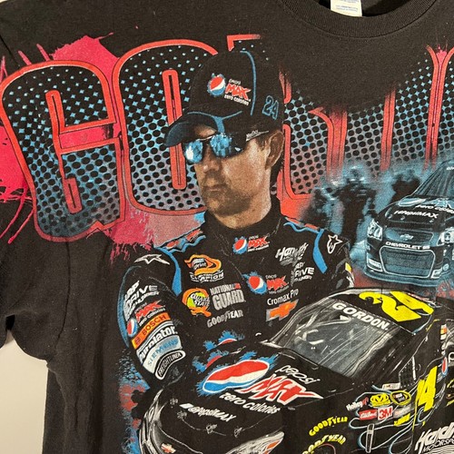 Vintage NASCAR Jeff Gordon DuPont AARP All Over Print AOP TShirt XXL 2XL - Picture 3 of 10
