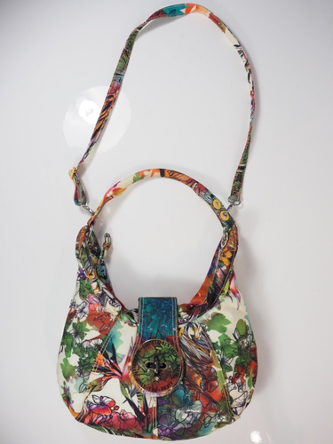 Borsa Diesel Multicolore Fiori Floreale Tracolla Tracolla