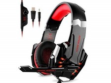 REDFIRE Stereo Gaming Headset for PS4, PC, Xbox One Controller, Noise Cancelling