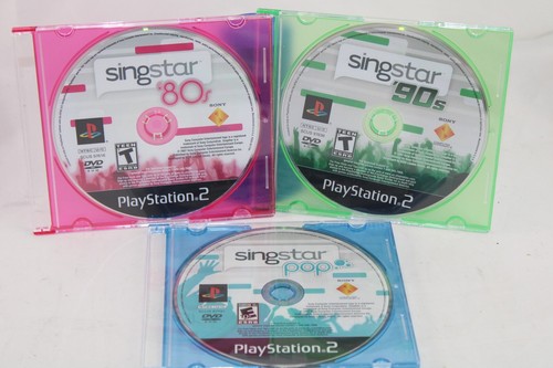 SingStar '80s & 90s + SingStar Pop (Sony PlayStation 2) Disc ONLY - Picture 1 of 10