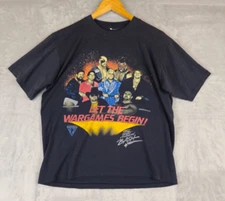 Vtg 80s JCP Wrestling Wargames Rick Flair Dusty Rhodes Great American Bash Men M