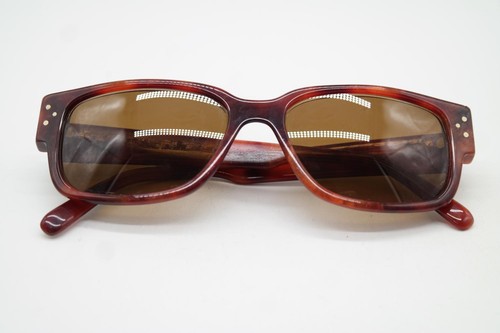 Gafas de sol vintage Silhouette 2115/10 marrón rojizo plata ovaladas gafas de sol - Imagen 6 de 6