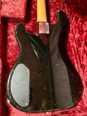 Electric Bass Guitar Fender PJ-455 Mod PJ Type Black Made in Japan