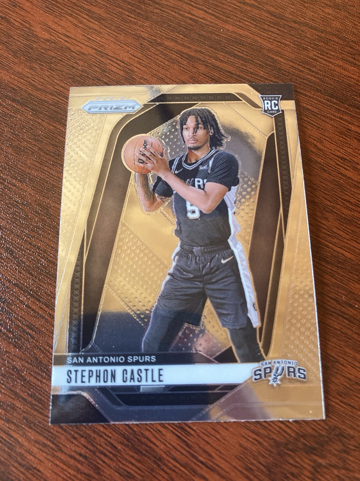 2024-25 Panini Prizm - Stephon Castle #234 (RC) Rookie Of The Year Spurs