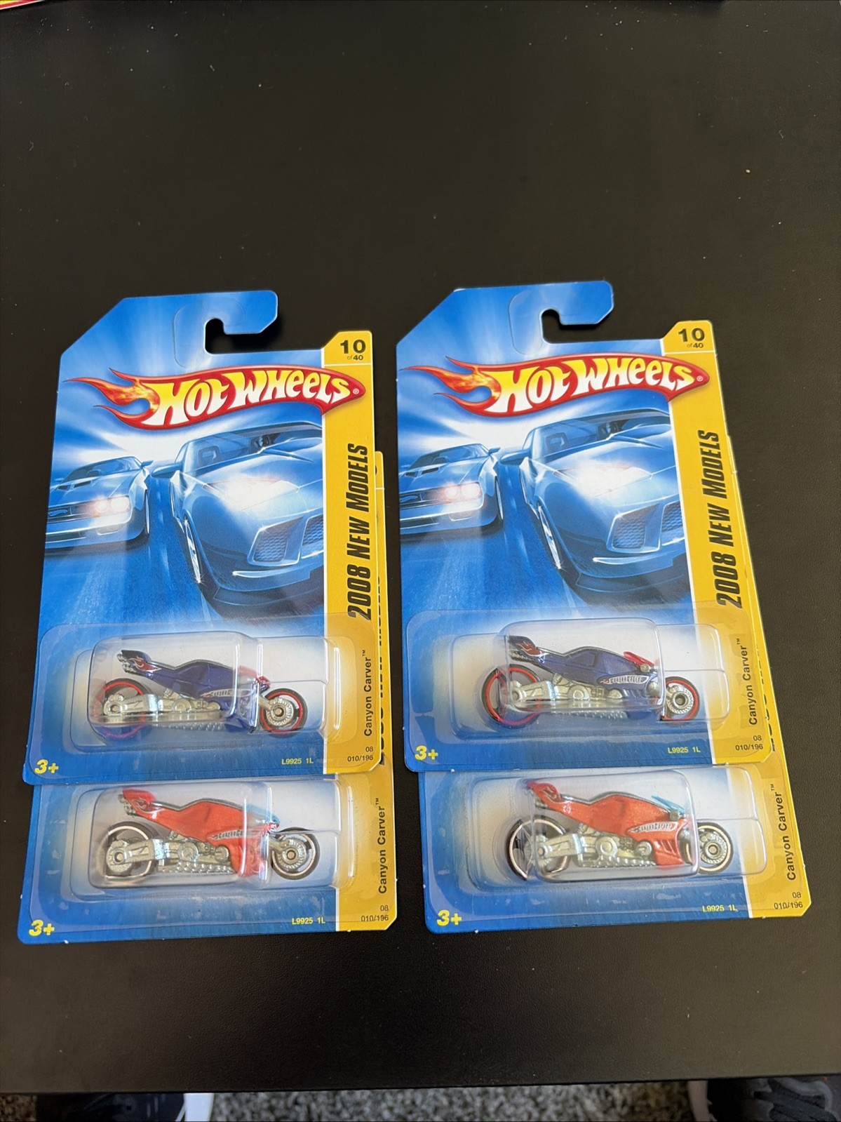 Hot Wheels 2008 New Models Canyon Carver Lot Of 4 With Variation 