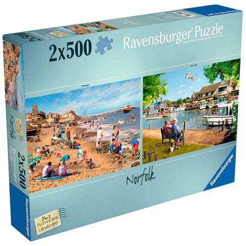 Ravensburger 500 Piece Jigsaw Puzzles Norfolk Picturesque Landscapes - Picture 1 of 6